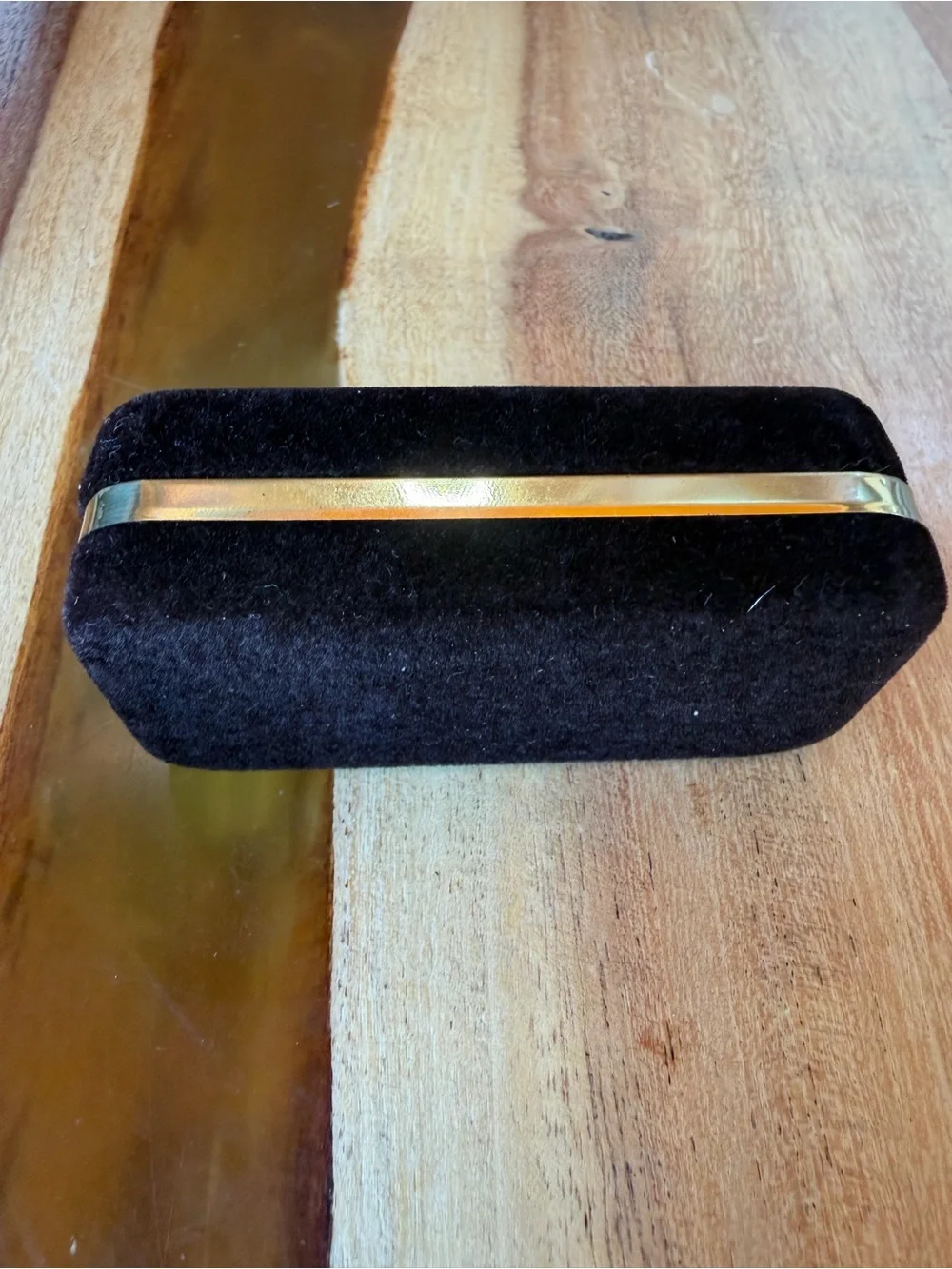 Vintage Christian Dior Gold-Tone Engraved Tie Clip with velvet box